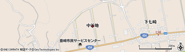 青森県八戸市豊崎町（中谷地）周辺の地図