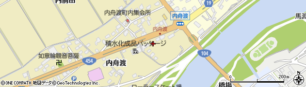 青森県八戸市長苗代内舟渡109周辺の地図