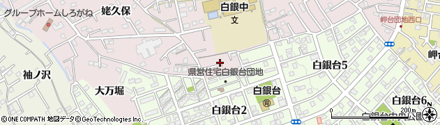 青森県八戸市白銀町（北外ノ沢）周辺の地図