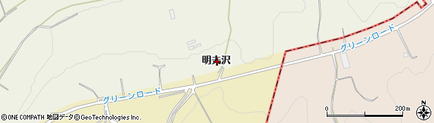 青森県三戸郡五戸町切谷内明夫沢周辺の地図