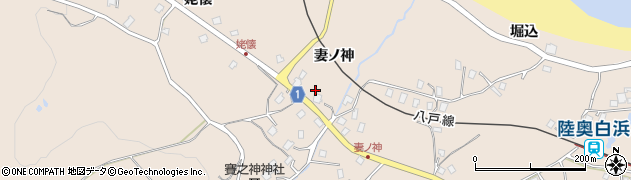 青森県八戸市鮫町妻ノ神20周辺の地図