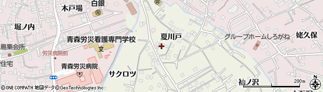 青森県八戸市大久保夏川戸17周辺の地図