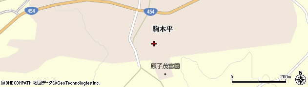 青森県大鰐町（南津軽郡）駒木（駒木平）周辺の地図