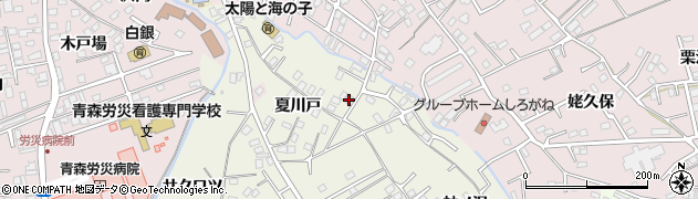 青森県八戸市大久保夏川戸7周辺の地図