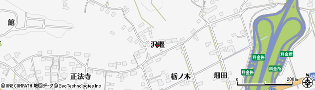 青森県八戸市尻内町（沢堰）周辺の地図