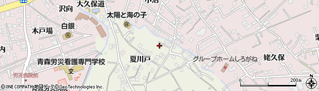 青森県八戸市大久保夏川戸6周辺の地図