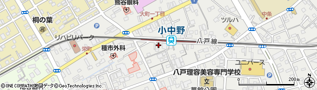 八戸大町郵便局周辺の地図