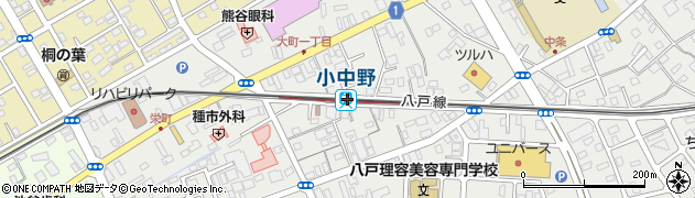 青森県八戸市周辺の地図