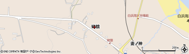 青森県八戸市鮫町姥懐周辺の地図