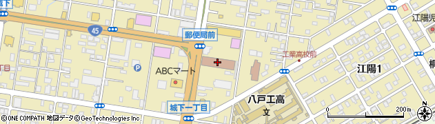 ゆうちょ銀行八戸店 ＡＴＭ周辺の地図