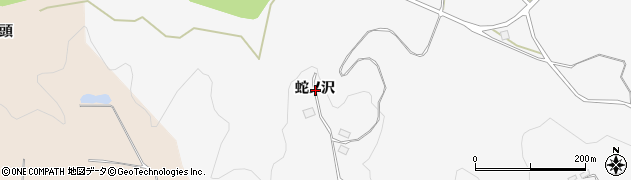 青森県八戸市尻内町蛇ノ沢周辺の地図