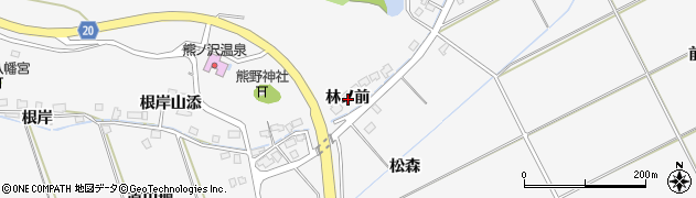 青森県八戸市尻内町林ノ前周辺の地図