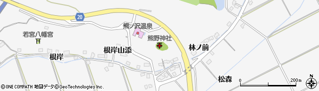 青森県八戸市尻内町熊ノ沢11周辺の地図