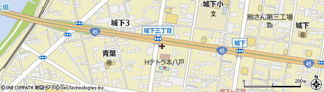 りらくる　八戸・城下店周辺の地図