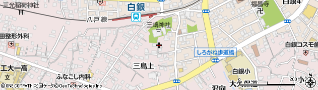 青森県八戸市白銀周辺の地図
