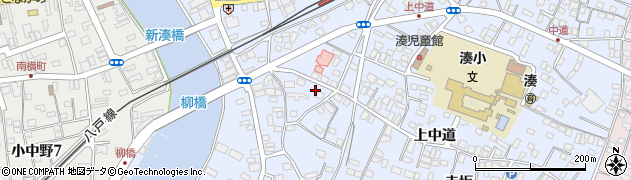 青森県八戸市湊町久保3周辺の地図