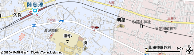 青森県八戸市湊町大沢18周辺の地図
