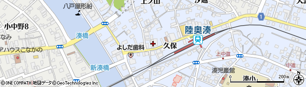 青森県八戸市湊町久保27周辺の地図