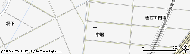 青森県八戸市尻内町中堰周辺の地図