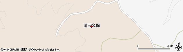 青森県五戸町（三戸郡）倉石中市（清三久保）周辺の地図