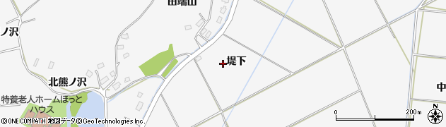青森県八戸市尻内町（堤下）周辺の地図