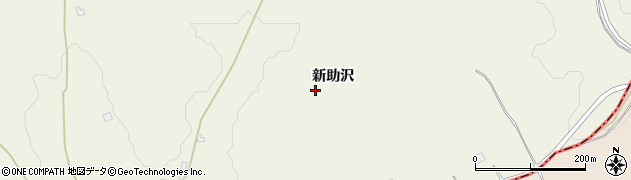 青森県五戸町（三戸郡）切谷内（新助沢）周辺の地図