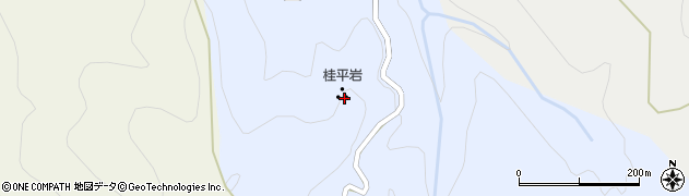 桂平岩周辺の地図