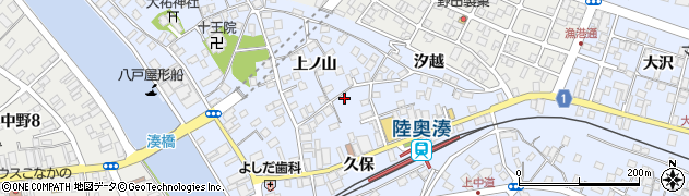 青森県八戸市湊町久保36周辺の地図