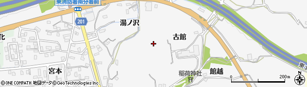 青森県大鰐町（南津軽郡）蔵館周辺の地図