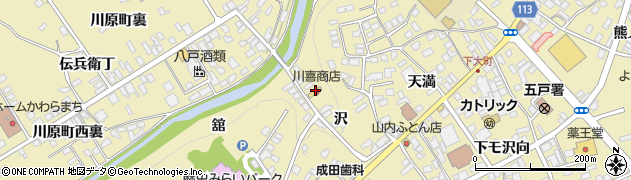 川喜商店周辺の地図