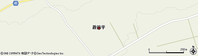 青森県十和田市米田蒼前平周辺の地図