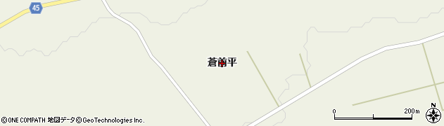 青森県十和田市米田（蒼前平）周辺の地図