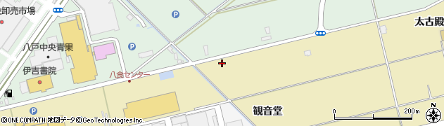 青森県八戸市長苗代観音堂14周辺の地図