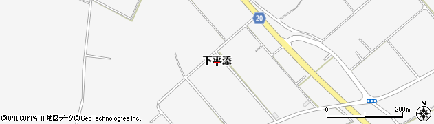 青森県八戸市尻内町（下平添）周辺の地図