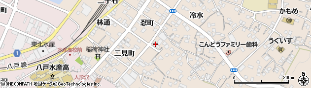 青森県八戸市鮫町忍町35周辺の地図