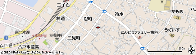 青森県八戸市鮫町忍町33周辺の地図