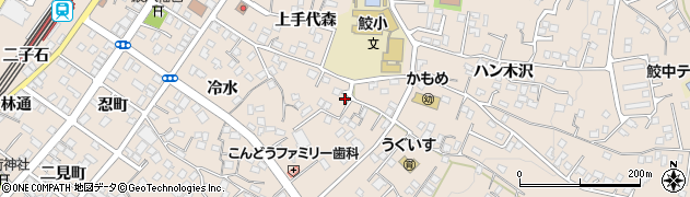 青森県八戸市鮫町ハンノ木沢4周辺の地図