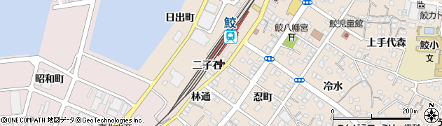 八戸鮫郵便局周辺の地図