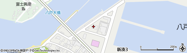 ヤンマー舶用システム株式会社　八戸支店周辺の地図