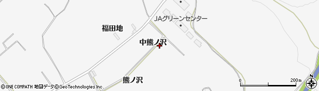青森県八戸市尻内町（中熊ノ沢）周辺の地図