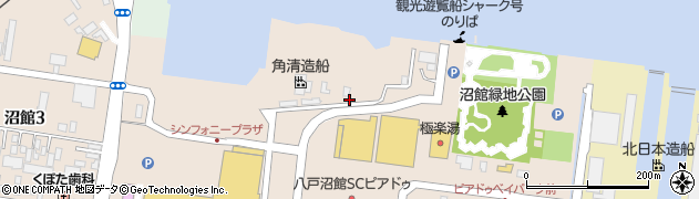 八戸港造船株式会社周辺の地図