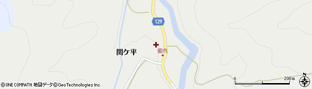 青森県弘前市藍内（関ケ平）周辺の地図