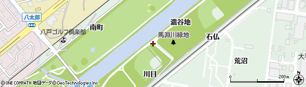 青森県八戸市河原木濃谷地周辺の地図