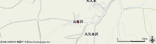青森県五戸町（三戸郡）切谷内（元年沢）周辺の地図
