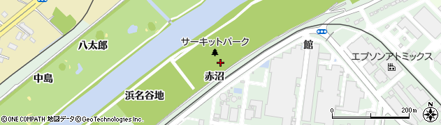 青森県八戸市河原木（赤沼）周辺の地図