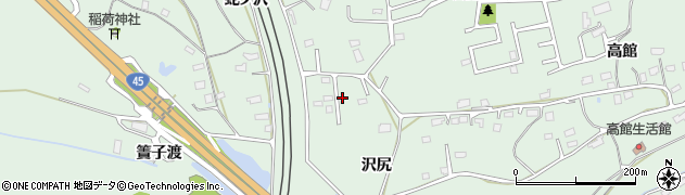 青森県八戸市河原木沢尻11周辺の地図