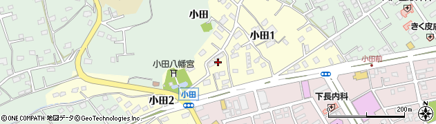 青森県八戸市小田周辺の地図