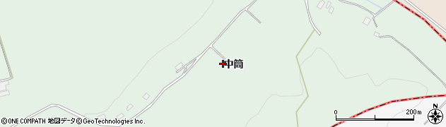 青森県五戸町（三戸郡）上市川（中筒）周辺の地図