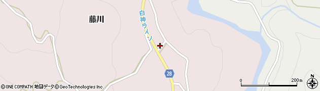 青森県中津軽郡西目屋村藤川瀬の上周辺の地図