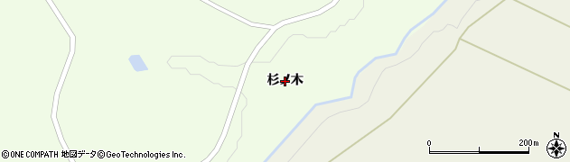 青森県十和田市大不動（杉ノ木）周辺の地図